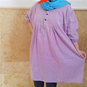 مانتو خفاشی را راه رنگ بنفش