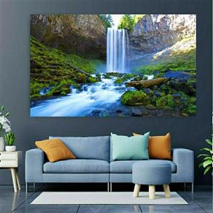 تابلو بوم طرح آبشار زیبا کد v76