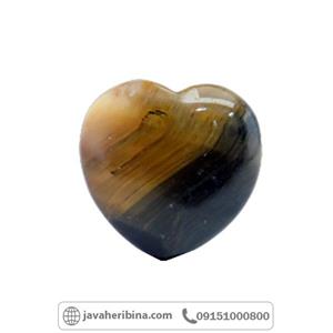 گردنبند قلبی چشم ببر