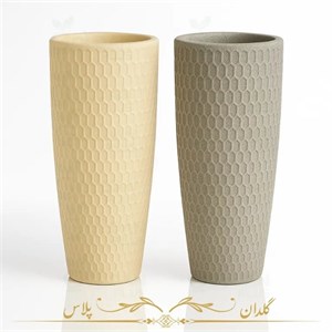 گلدان پلیمری- مدل استوانه بلند -سایز 25