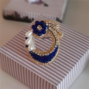 حلقه روسری جواهر دوزی شده