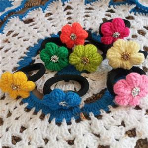 کش موی بافتنی دستبافت