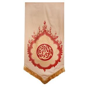 201176-بیرق حرارت کرم 70در150 طرح یا ثارالله پارچه کج‌راه (مناسب برای محرم و صفر و عزاداری ها و مجالس مذهبی)