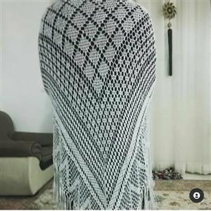 اشارپ ابریشمیدستباف ناری🧶