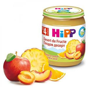 پوره چند میوه (سیب، زردآلو،هلو،پرتقال و آناناس) هیپ Hipp 