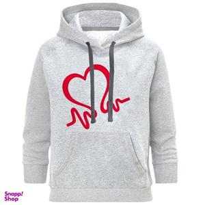 هودی زنانه طرح قلب کد S181