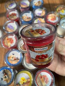 شمع لیوانی پنت مکس مدل عطری توت فرنگی