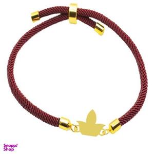 دستبند طلا عیار 18 زنانه مدل برگ