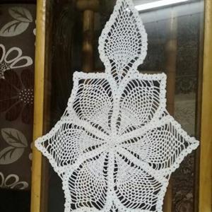 رومیزی اناناسی قلاب بافی