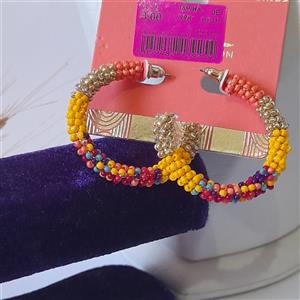 گوشواره زنانه حلقه ای ۷ رنگ کد 8999