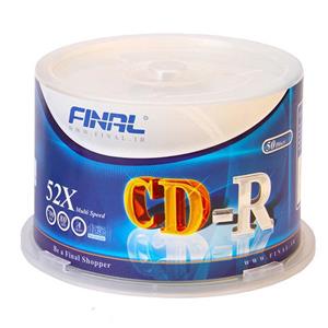 سی دی خام فینال Final CD R 52X printable 