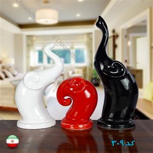 مجسمه سرامیکی فیل