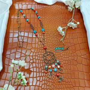 گردنبند برنز و سنگ