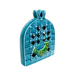 تندیس سفالی طرح مرغ آمین کد
