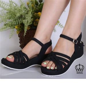 صندل طبی دخترانه شیک و خوشپا مدل بافتی