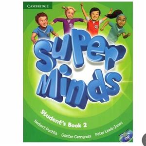 کتاب سوپر مایند دو با کتاب کار و سی دی super munds 2 student book and work book