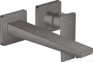 شیر مخلوط روشویی توکار هانس گروهه آلمان Hansgrohe Einhebel Waschtischmischer Unterputz mit Hebelgriff und Auslauf 22  5cm schwarz chrom gebstet 32526340