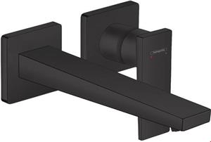 شیر مخلوط روشویی توکار هانس گروهه آلمان Hansgrohe Einhebel Waschtischmischer Unterputz mit Hebelgriff und Auslauf 22 5cm mattschwarz 32526670