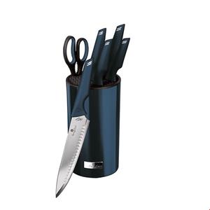 ست چاقو آشپزخانه 7 پارچه برلینگر هاوس مجارستان  BERLINGER HAUS KITCHEN KNIFE SET BH 2791 AQUAMARINE