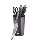 ست چاقو آشپزخانه 7 پارچه برلینگر هاوس مجارستان BERLINGER HAUS KITCHEN KNIFE SET BH 2792 CARBON PRO