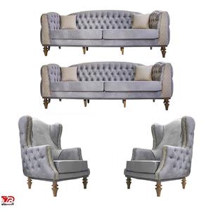 مبل 8 نفره پایه چوبی کد 0482 دکورابو