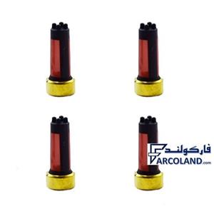 صافی سوزن انژکتور مکانیکا پلاس Mechanika کد MA949 | بسته 4 عددی رنگ سیاه و قرمز | فیلتر سوزن