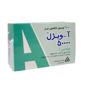 کپسول ژلاتینی نرم آ_ویژل 50000 واحد 100 عددی دانا