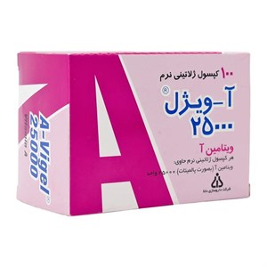 کپسول ژلاتینی نرم آ_ویژل 25000 واحد 100 عددی دانا