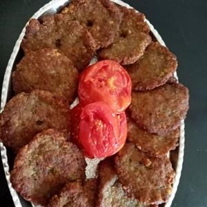 کتلت گوشت خانگی ده عددی با دورچین