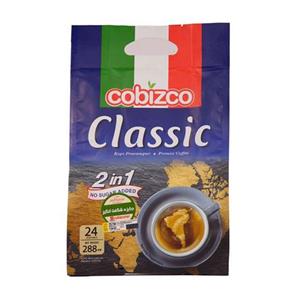 بسته ساشه قهوه فوری کوبیزکو مدل کلاسیک 2در 1 cobizco Classic 2 in 1 Premix Coffee