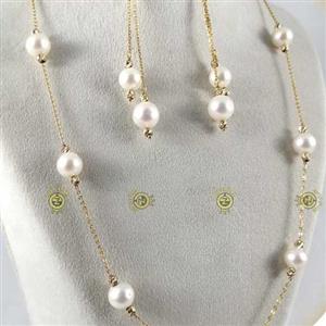 نیم ست مروارید رنگ ثابت