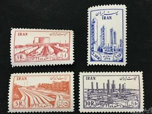 تمبر سوپر سری ملی شدن صنعت نفت 1331 پهلوی