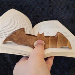 نگهدارنده کتاب طرح بتمن چوبی دستساز چوبی گالری با  