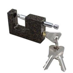 قفل کتابی 60 یک تکه چکشی 3 کلید معمولی برنجی ISATIC ایساتیس
