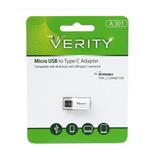 merity  a301 micri usb تبدیل OTG میکرو یو اس بی به تایپ سی وریتی مدل A-301