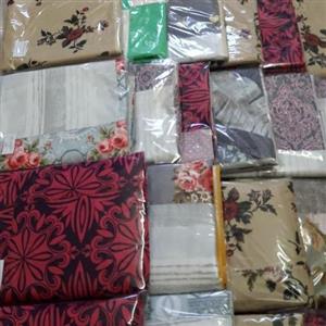 یک عدد سفره 3لایه پارچه ای قابل شستشو و بادوام تکه دوزی شده