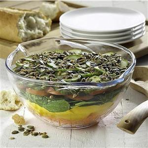 کاسه سرو و تهیه مواد پیرکس فرانسه 2700 میلی لیتر دسته دار