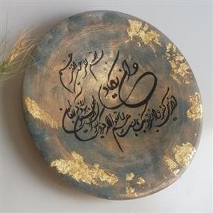 دیوارکوب دکوراتیو شیک  طوسی طلایی مناسب دکور و هدیه