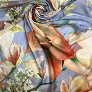 روسری حریر نخ برند ایرانی میس رز