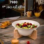 ریور کاسه سالادگرد چوبی7980