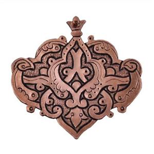 آویز گردنبند دست ساز زنانه طرح ترمه