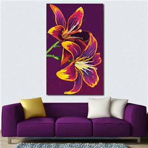 تابلو بوم چاپی لاویا طرح گل کد ART-1178