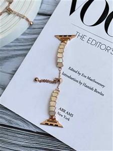 بند اپل واچ  Luxury Pearl Chain