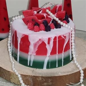 شمع طرح کیک یلدا