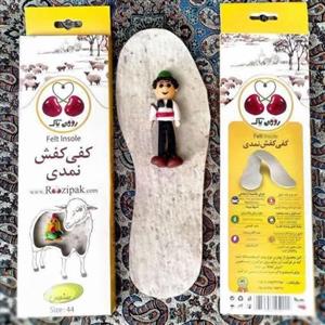 کفی نمدی کفش – سالم،طبیعی ،ضد بو و عرق