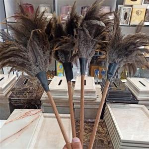 گردگیر پر شتر مرغ با 