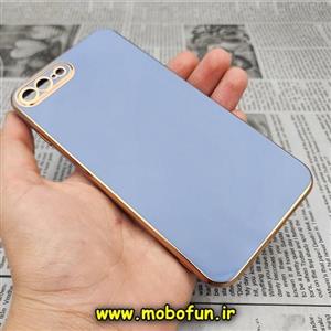 قاب گوشی iPhone 7 Plus 8 ایفون طرح ژله مای کیس گلد لاین دور طلایی محافظ لنز دار ابی سیرا کد 372 