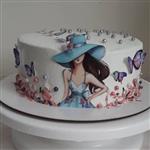 کیک خونگی مریم بانوکیک روز دختر 😍
