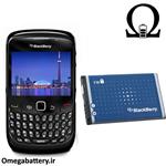 باتری موبایل بلک بری مدل C-S2 با ظرفیت 1150mAh مناسب برای گوشی های موبایل بلک بری Curve