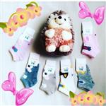 📢جوراب بچه مچی کاتامینو 🧦💛🧦6 طرح🎨چهار سایزدخترانه 👧 پسرانه🧒👈جنس نخ پنبه لطیف مناسب برای پای کودکان👈کش ضد ح